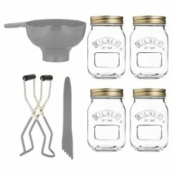 Kilner - Glass Preserving Starter Set 500ml 8pce