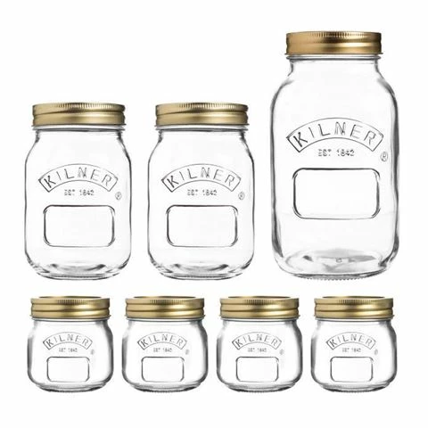Kilner - Preserve Jar Set 7pce 1 Kilner - Preserve Jar Set 7pce
