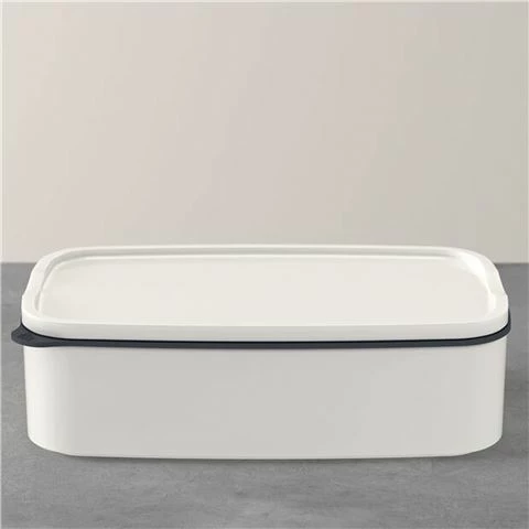 Villeroy & Boch V&B - Like To Stay & To Go Rectangular Lunch Box White Med 1 Villeroy & Boch V&B - Like To Stay & To Go Rectangular Lunch Box White Med