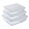 O'Cuisine - Cook, Freeze & Store Set W/Lids 6pce