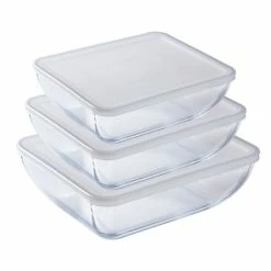 O'Cuisine - Cook, Freeze & Store Set W/Lids 6pce