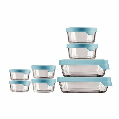 Anchor - Kitchen Storage Set W/Lids 16pce 1 Anchor - Kitchen Storage Set W/Lids 16pce