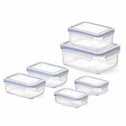 Glasslock - Rectangular Container Set 6pce