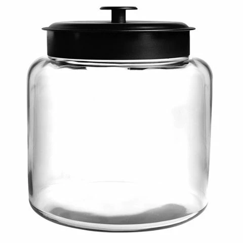 Anchor - Montana Jar With Black Lid Large 5.7L 1 Anchor - Montana Jar With Black Lid Large 5.7L