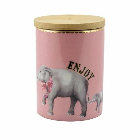 Yvonne Ellen - Afternoon Tea Story Elephant Storage Jar Medium 1 Yvonne Ellen - Afternoon Tea Story Elephant Storage Jar Medium