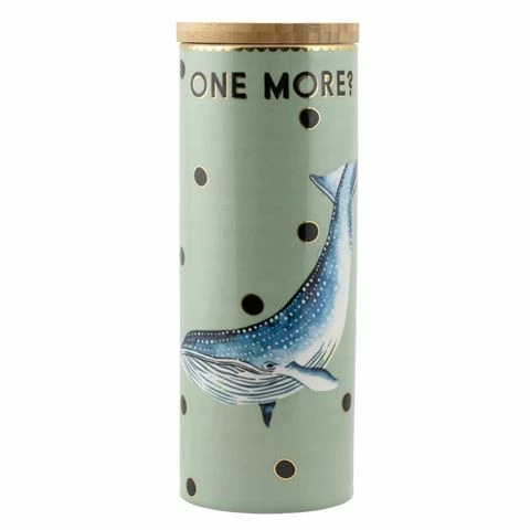 Yvonne Ellen - Afternoon Tea Story Whale Storage Jar Large 1 Yvonne Ellen - Afternoon Tea Story Whale Storage Jar Large