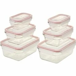 Glasslock - Ovensafe Rectangular Container Set 6pce