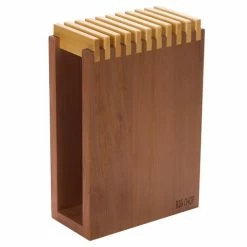 Big Chop - Myrtle/Huon Pine Knife Block Auburn