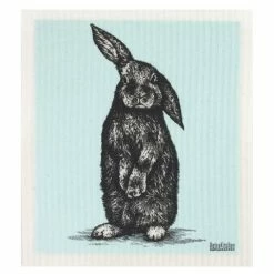 Retro Kitchen - Biodegradable Dish Cloth Rabbit