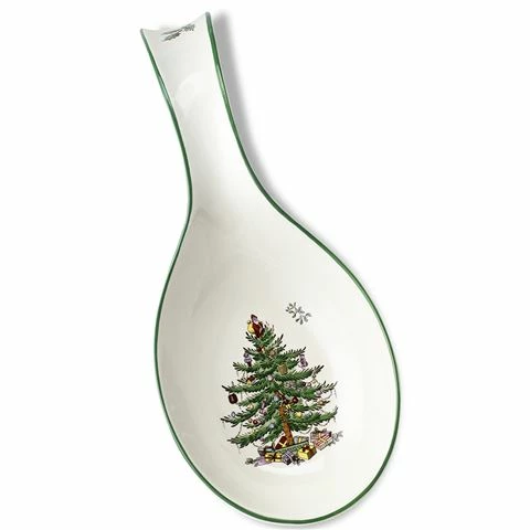 Spode - Christmas Tree Spoon Rest 1 Spode - Christmas Tree Spoon Rest
