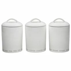 Ecology - Abode Tea, Coffee & Sugar Canister Set 3pce