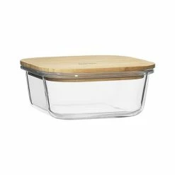 Ecology - Nourish Square Storage With Bamboo Lid 15cm