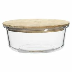 Ecology - Nourish Round Storage W/ Bamboo Lid 19.7cm