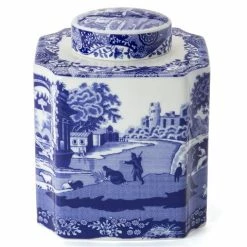Spode - Blue Italian Tea Caddy