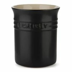 Le Creuset - Stoneware Utensil Jar Satin Black 1.1L