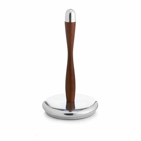Nambe - Curvo Paper Towel Holder 1 Nambe - Curvo Paper Towel Holder