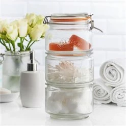 Kilner - Stackable Storage Jar Set 3pce