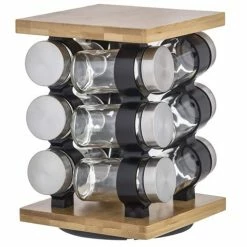Davis & Waddell - Romano Spice Jar With Rack Set 13pce