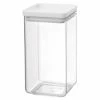 Brabantia - Stackable Square Canister Light Grey 1.6L