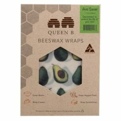 Queen B - Beeswax Wrap Avo Saver 17x18cm