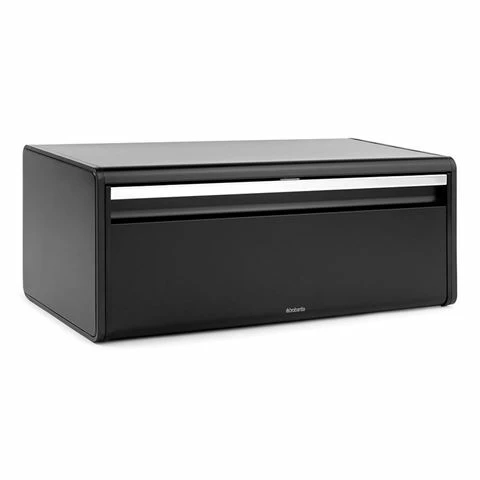Brabantia - Fall Front Bread Bin Matte Black 1 Brabantia - Fall Front Bread Bin Matte Black