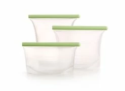Lekue - Kit Reusable Silicone Bags Set 3pce