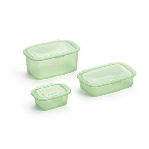 Lekue - Kit Reusable Silicone Box Set 3pce 1 Lekue - Kit Reusable Silicone Box Set 3pce