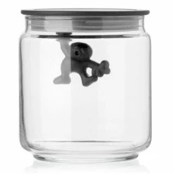 Alessi - Gianni Jar Small With Lid Black