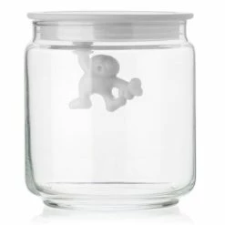 Alessi - Gianni Jar Small With Lid White