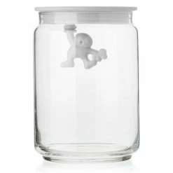 Alessi - Gianni Jar Medium With Lid White