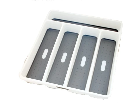 Madesmart - Cutlery Tray W/5 Compartments White 1 Madesmart - Cutlery Tray W/5 Compartments White