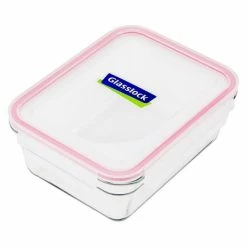 Glasslock - Tempered Glass Rectangular Food Container 1.7L