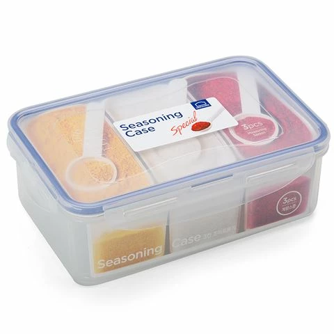 Lock & Lock - 3 Compartment Seasoning Container 1 Lock & Lock - 3 Compartment Seasoning Container
