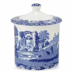 Spode - Blue Italian Storage Canister 16cm