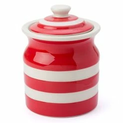 Cornishware - Storage Jar Medium Red 840ml