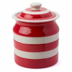 Cornishware - Storage Jar Large Red 1.68L