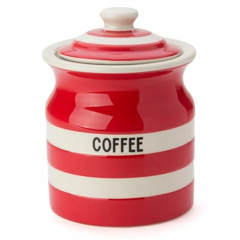 Cornishware - Coffee Storage Jar Red 840ml 1 Cornishware - Coffee Storage Jar Red 840ml