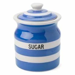 Cornishware - Sugar Storage Jar Blue 840ml